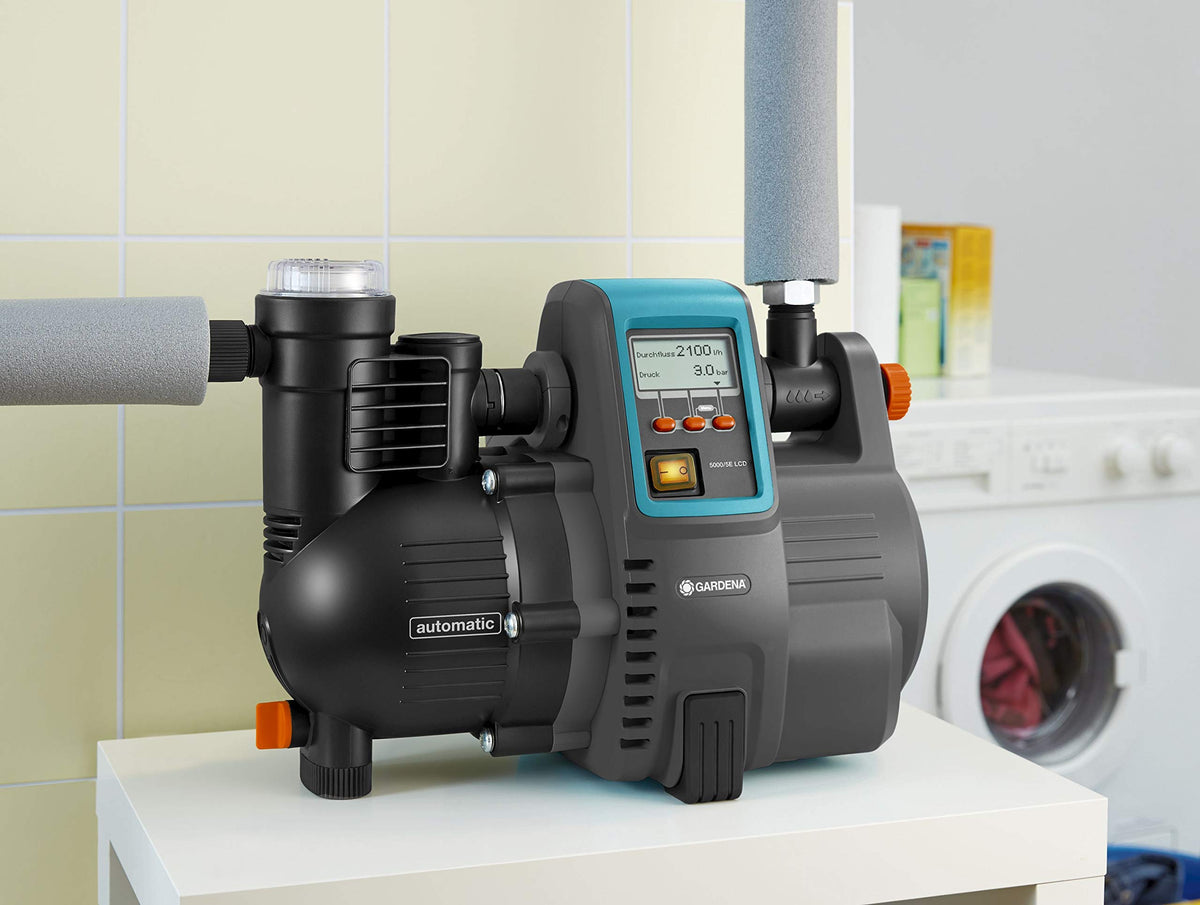 Hauswasserautomat Comfort 5000/5E LCD 5000 l/h 1300 W Thermoschutzschalter Trockenlaufsicherung energiesparend