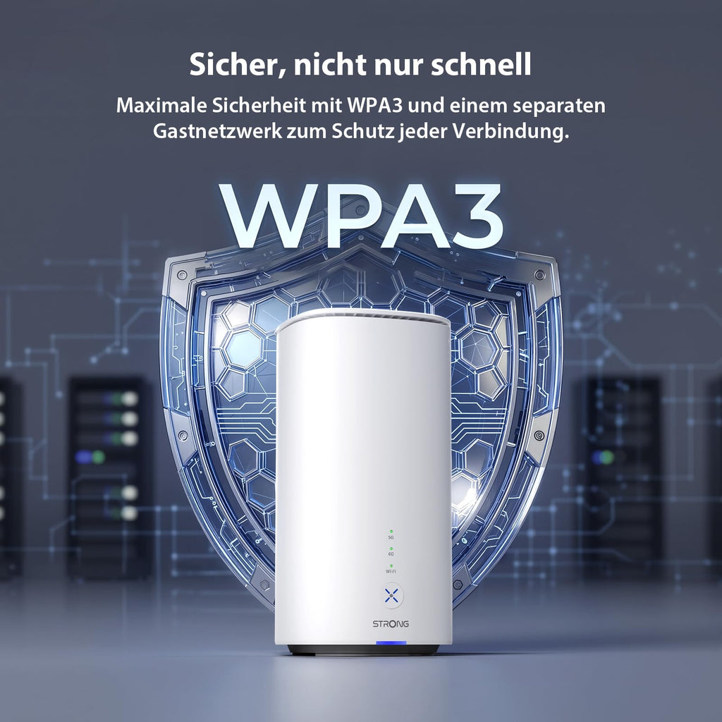 5G Router mit SIM Karte WiFi 7 BE3600 Dual Band bis 3600 Mbit pro Sekunde für zu Hause und unterwegs