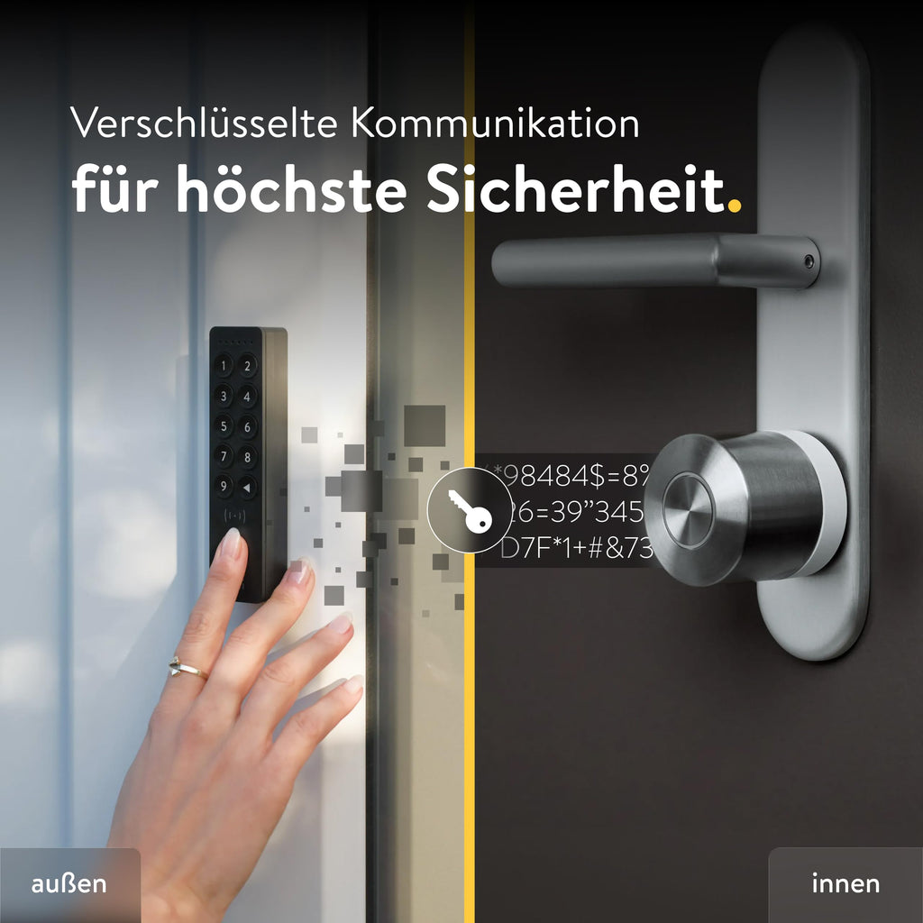 Keypad 2 NFC (2026) für Smart Locks: Apple Home Key, Fingerprint, NFC oder 6-stelliger Code, Bluetooth, Matter