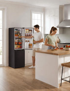 Kühl-Gefrierkombination 174L 150cm hoch 39dB leise Low Frost 180° Flipregal Energieeffizienzklasse E