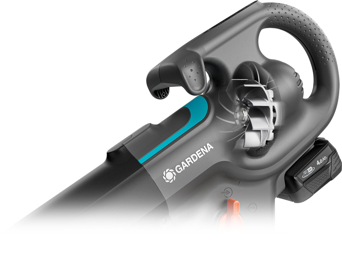 Akku Laubsauger Bläser PowerJet 18V P4A Solo starker Luftstrom schneller Moduswechsel Fangsack 14895 55 Black