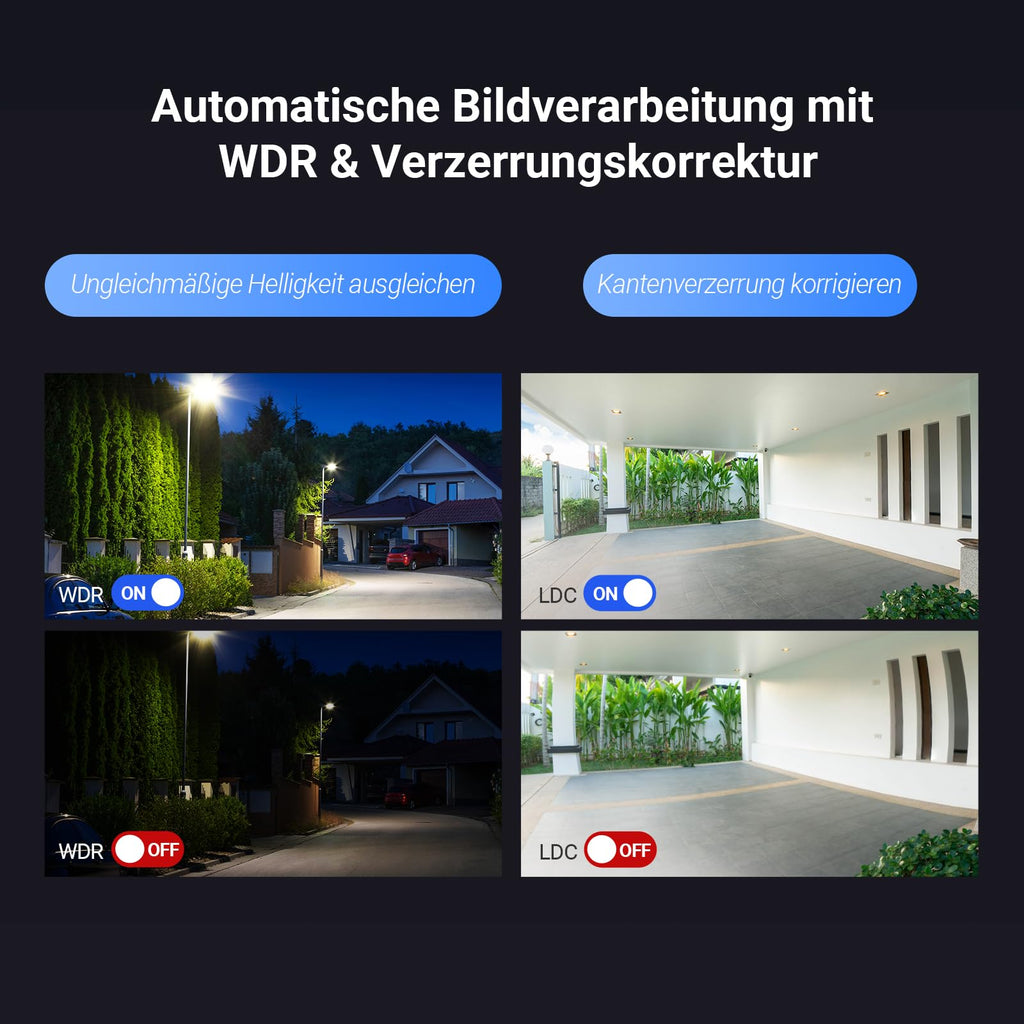 HP7 Pro 4K Video Türsprechanlage mit 8 Zoll Touchscreen Türkamera WLAN Nachtsicht Bewegungserkennung