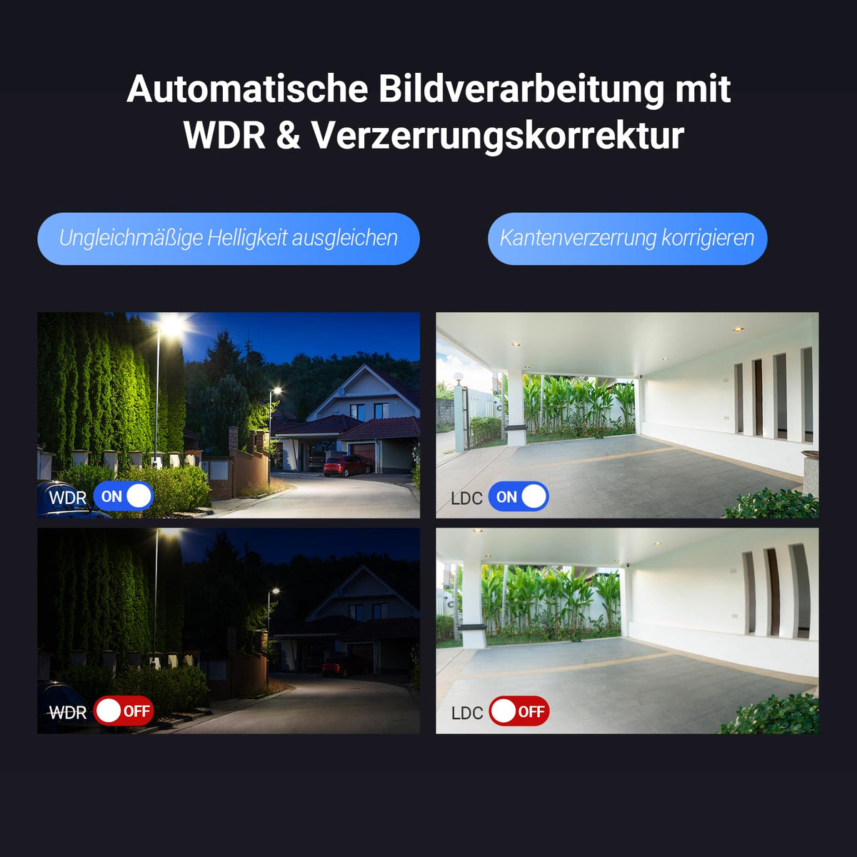 HP7 Pro 4K Video Türsprechanlage mit 8 Zoll Touchscreen Türkamera WLAN Nachtsicht Bewegungserkennung