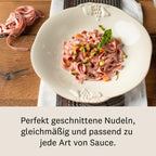 Elektrische Nudelmaschine Atlas 150 mit Atlasmotor für Pasta Lasagne Fettuccine Tagliolini aus Edelstahl