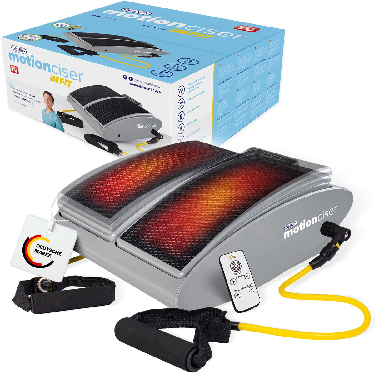 MotionCiser Fit elektrisches Fußmassagegerät Fussmassagegerät für Entspannung und Muskelentspannung