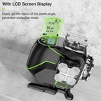 4x360° grüner selbstnivellierender Kreuzlinienlaser mit LCD und Empfänger 16 Linien S04 5RG