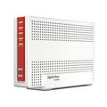 Kabelrouter 6690 mit DOCSIS 3.1 und WiFi 6, 4x Gigabit LAN, Mesh WLAN, DECT Telefon, weiß/rot
