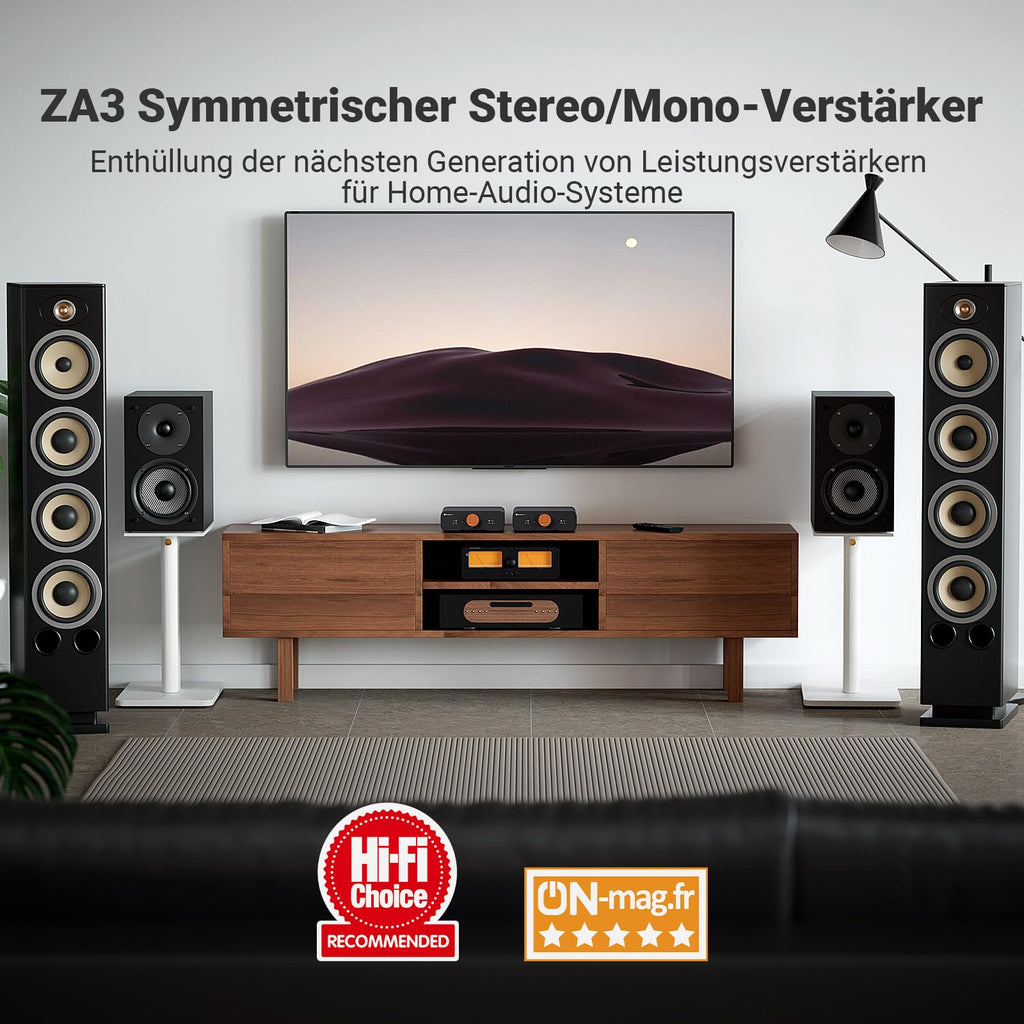 ZA3 Stereo Mono Verstärker mit TPA3255 XLR RCA Eingängen 12V Trigger Mini Monoblock für Lautsprecher Subwoofer