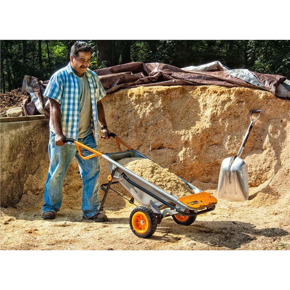 Aerocart WG050 Multifunktionsschubkarre vielseitig einsetzbar für Transport und Gartenarbeit