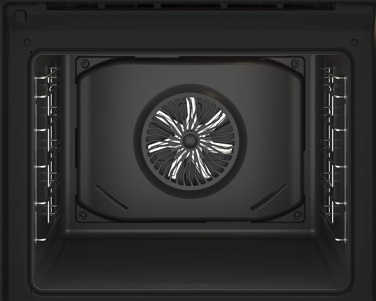 Einbaubackofen BBIM12300X b300 60 cm 72 l Dampfreinigung SteamShine 8 Heizarten AeroPerfect Energieklasse A
