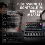 Stream Deck + XL Kontrollplattform mit Touchleiste für professionelle Steuerung von Streaming und Produktion