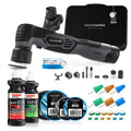 EVO Mini Akku Poliermaschine 25er Set Exzenter und Rotation Akkus Adapter Stützteller Pads Polituren Zubehör
