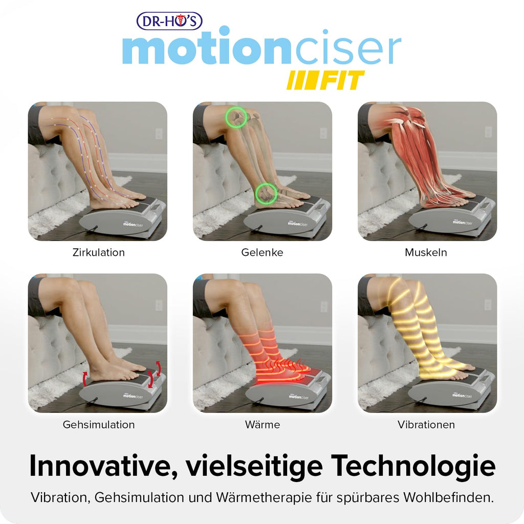 MotionCiser Fit elektrisches Fußmassagegerät Fussmassagegerät für Entspannung und Muskelentspannung