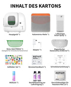 Pura Max 2 selbstreinigende Katzentoilette 76L xSecure Geruchsbeseitigung Appsteuerung für mehrere Katzen