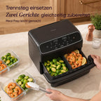 Airfryer Heißluftfritteuse der neuen Generation 2026 mit Dual Blaze Twinfry Compact und NTC Technologie