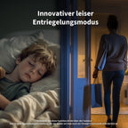 Smart Lock U200 Türschloss in Schwarz mit Apple Home Key und Matter over Thread für Smart Home Systeme