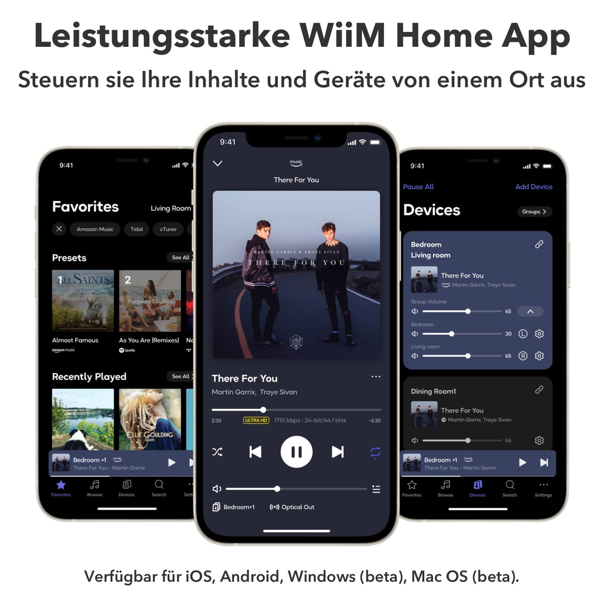 Musikstreamer Pro für Stereoanlagen mit AirPlay 2 und Spotify Connect, High Resolution Audio, Multiroom, WLAN