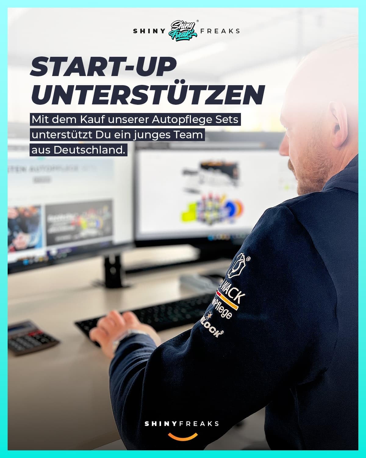 EVO Mini Akku Poliermaschine 25er Set Exzenter und Rotation Akkus Adapter Stützteller Pads Polituren Zubehör