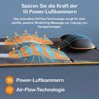 Air Stretch Ganzkörpermassagematte mit Wärmefunktion und yogainspirierter Dehnung für Schultern Rücken Nacken