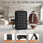 Red Light Panel 660nm Rotlicht und 850nm Infrarot 105W LED Lichttherapiegerät