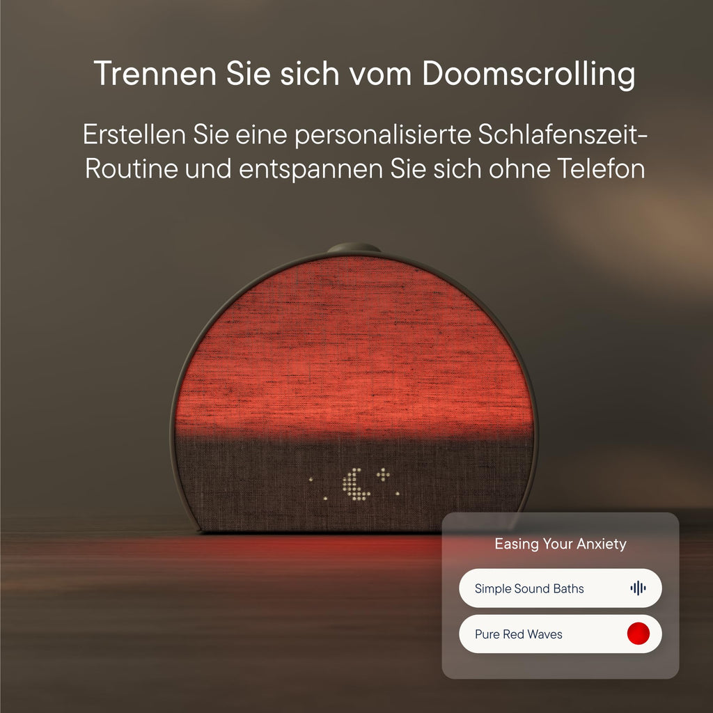 Restore 3 Sonnenaufgangswecker und Soundmaschine mit smartem Licht für natürliches Erwachen und Einschlafhilfe