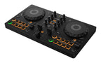 DDJ-FLX2 Einsteiger-DJ-Controller, USB-betrieben, 2-Kanal, tragbar, Streaming-kompatibel, Profi-Layout