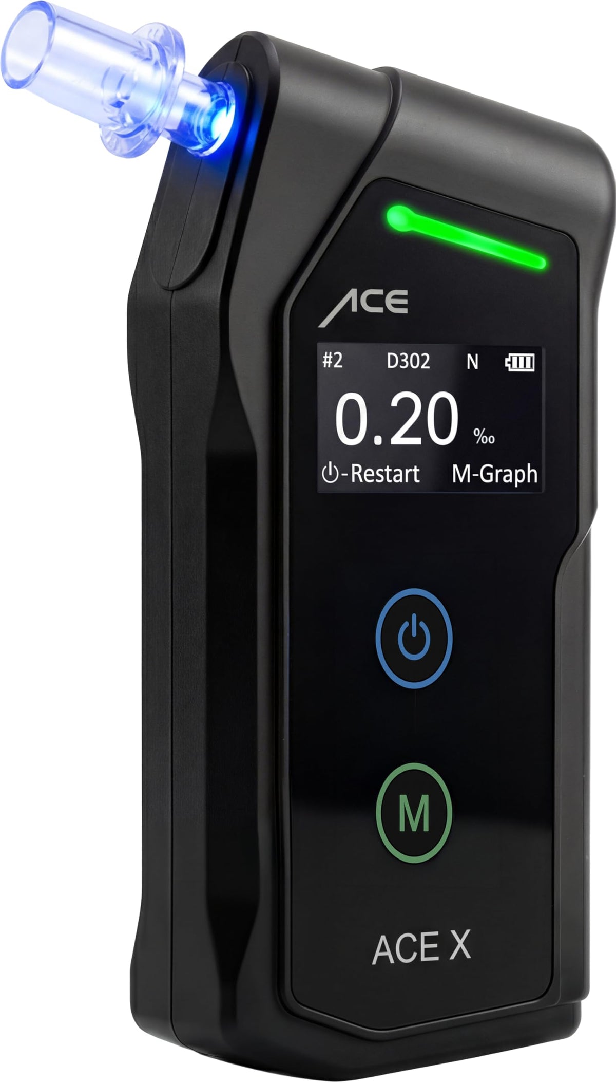 Alkoholtester - 99,1% Genauigkeit - elektrochemisch - Profi - Alkoholmessgerät