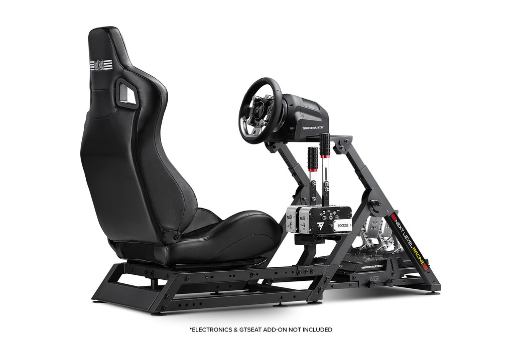 Racing Simulator Wheel Stand 2.0, Adjustable Height and Angle, Foldable Steel Frame with Shifter Mount