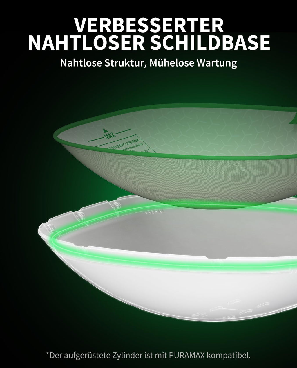 Pura Max 2 selbstreinigende Katzentoilette 76L xSecure Geruchsbeseitigung Appsteuerung für mehrere Katzen