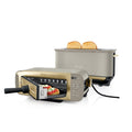3 in 1 Toaster Elektrogrill mit Deckel Multifunktionsgerät zum Toasten und Grillen ST202EUSTGD