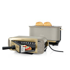 3 in 1 Toaster Elektrogrill mit Deckel Multifunktionsgerät zum Toasten und Grillen ST202EUSTGD