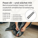 Beinmassagegerät 4 Basic Beinmanschetten 4 Luftkammern 1 Massageprogramm gegen Cellulite fördert Durchblutung