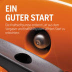 Leistungsstarke Benzinkettensäge 135 Mark II mit 38 cc X-Torq Motor und 14 Zoll Schwert für Brennholz