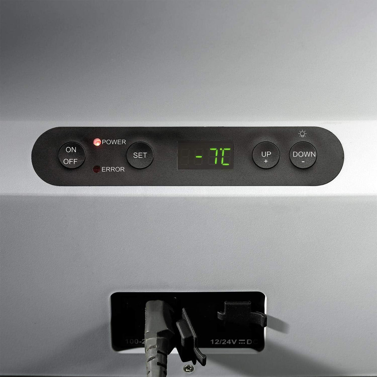 Kompressor Campingkühlbox FR40 38L 12V 24V 230V Auto Wohnmobil Tiefkühlfunktion Digitaldisplay Energieklasse C