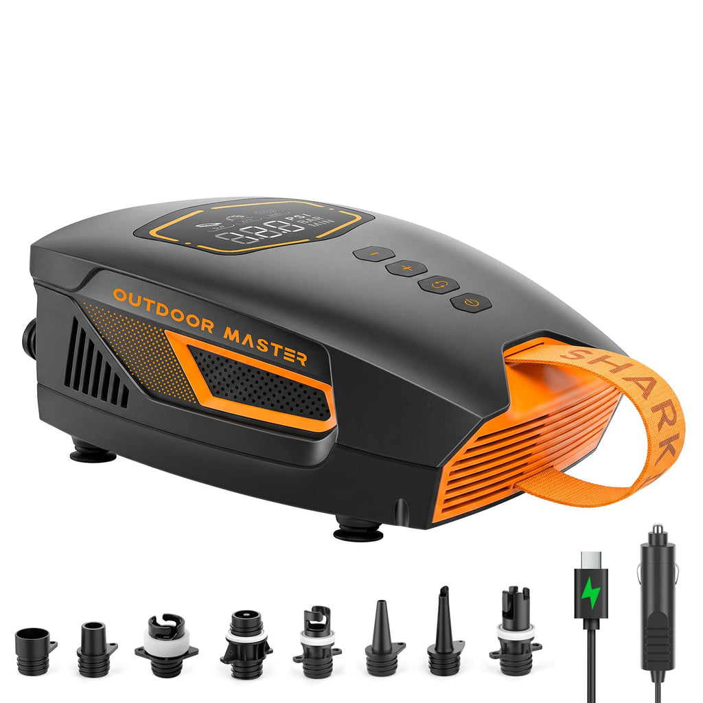 Shark 3 Mini 74Wh kabellose elektrische SUP Luftpumpe mit Akku tragbar schnelles Aufpumpen