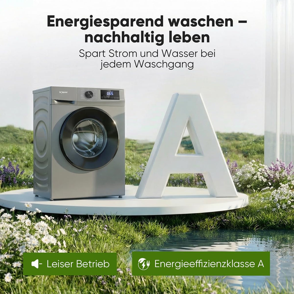 Waschmaschine 7kg WA 7175.1 Invertermotor max. 1400 U/min 15 Programme Energieklasse A 10 Jahre Motorgarantie