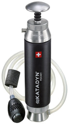 Pocket Outdoor Wasserfilter mit Pumpfilter zur Trinkwasseraufbereitung für Camping Survival Notfall