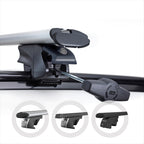 Dachträger Signo RTD Aero Profil Silber 122 cm Dachgepäckträger für das Fahrzeugdach 048522