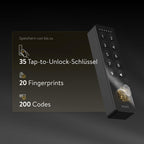 Keypad 2 NFC (2026) für Smart Locks: Apple Home Key, Fingerprint, NFC oder 6-stelliger Code, Bluetooth, Matter