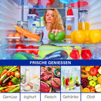 Getränkekühlschrank ohne Gefrierfach 242L Energieklasse E 143cm 5 Ablagen 0°C bis 8°C leise 40dB VS 7316.1