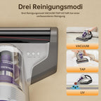 JV35 Milbensauger mit UV-C Licht 700 W Heißluftfunktion und doppeltem Zyklon für Matratzen Betten und Sofa