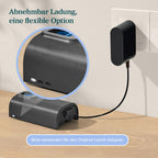 Kabelloser Akku Staubsauger LVAC 200 MAX bis zu 100 m² Anti Tangle HEPA 99,99% für Zuhause