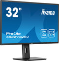 Prolite XB3270QSU-B1 31,5 Zoll WQHD IPS Monitor 2560x1440 75 Hz HDMI DisplayPort höhenverstellbarer Standfuß