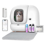 Pura Max 2 selbstreinigende Katzentoilette 76L xSecure Geruchsbeseitigung Appsteuerung für mehrere Katzen