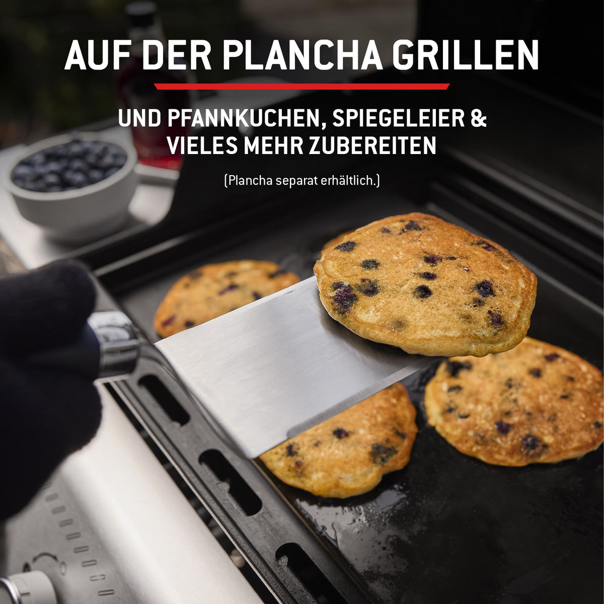 Gasgrill Spirit E410 für Garten, Terrasse und Balkon, mit 4 Brennern, großer Grillfläche und Deckelthermometer