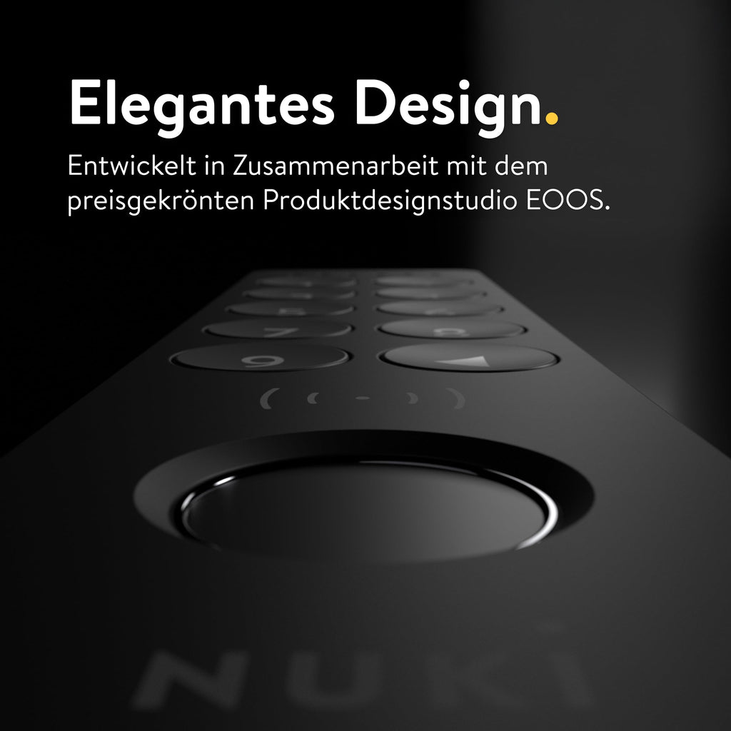 Keypad 2 NFC (2026) für Smart Locks: Apple Home Key, Fingerprint, NFC oder 6-stelliger Code, Bluetooth, Matter