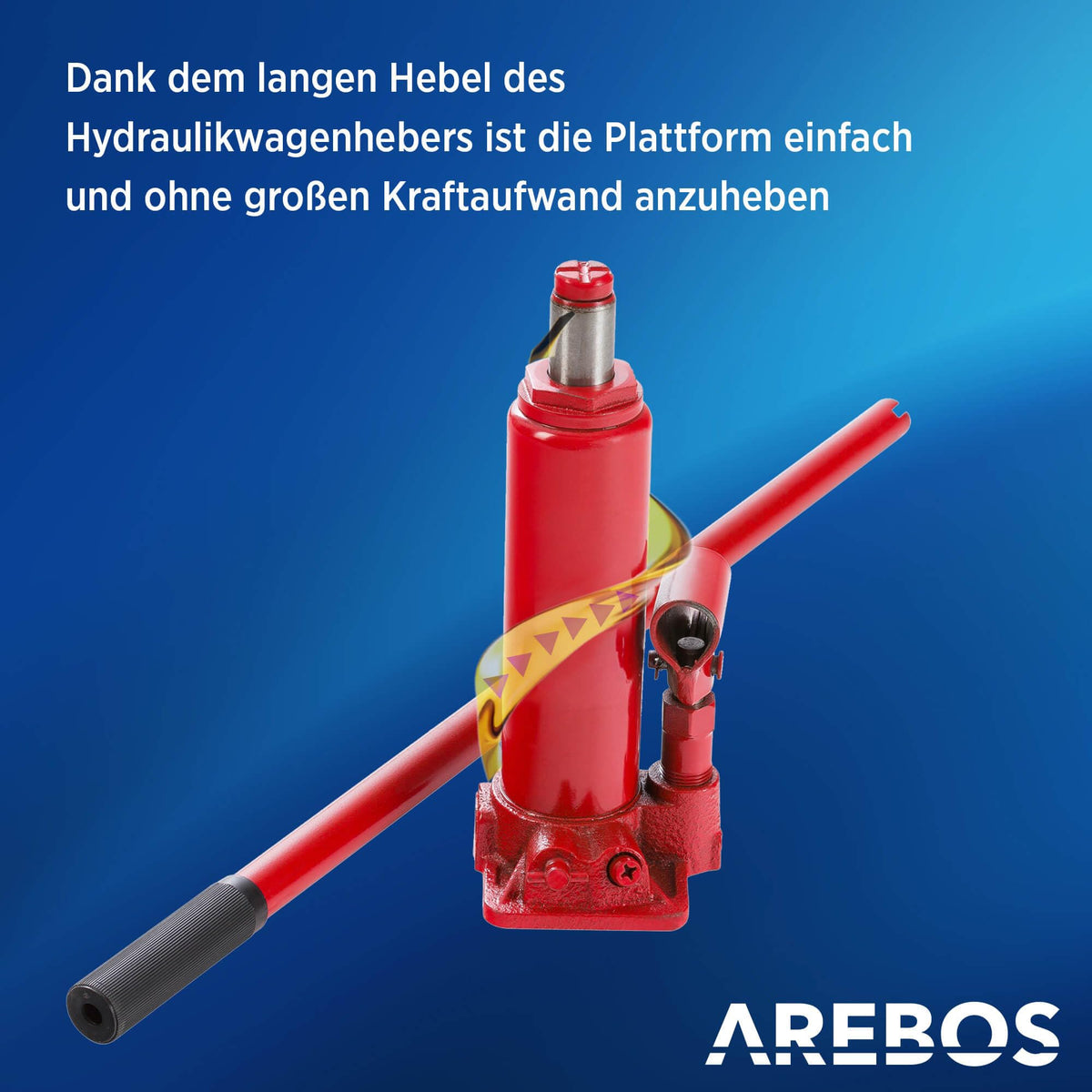 2X Auffahrrampe mit hydraulischem Wagenheber höhenverstellbar 2 Tonnen für Auto und Werkstatt