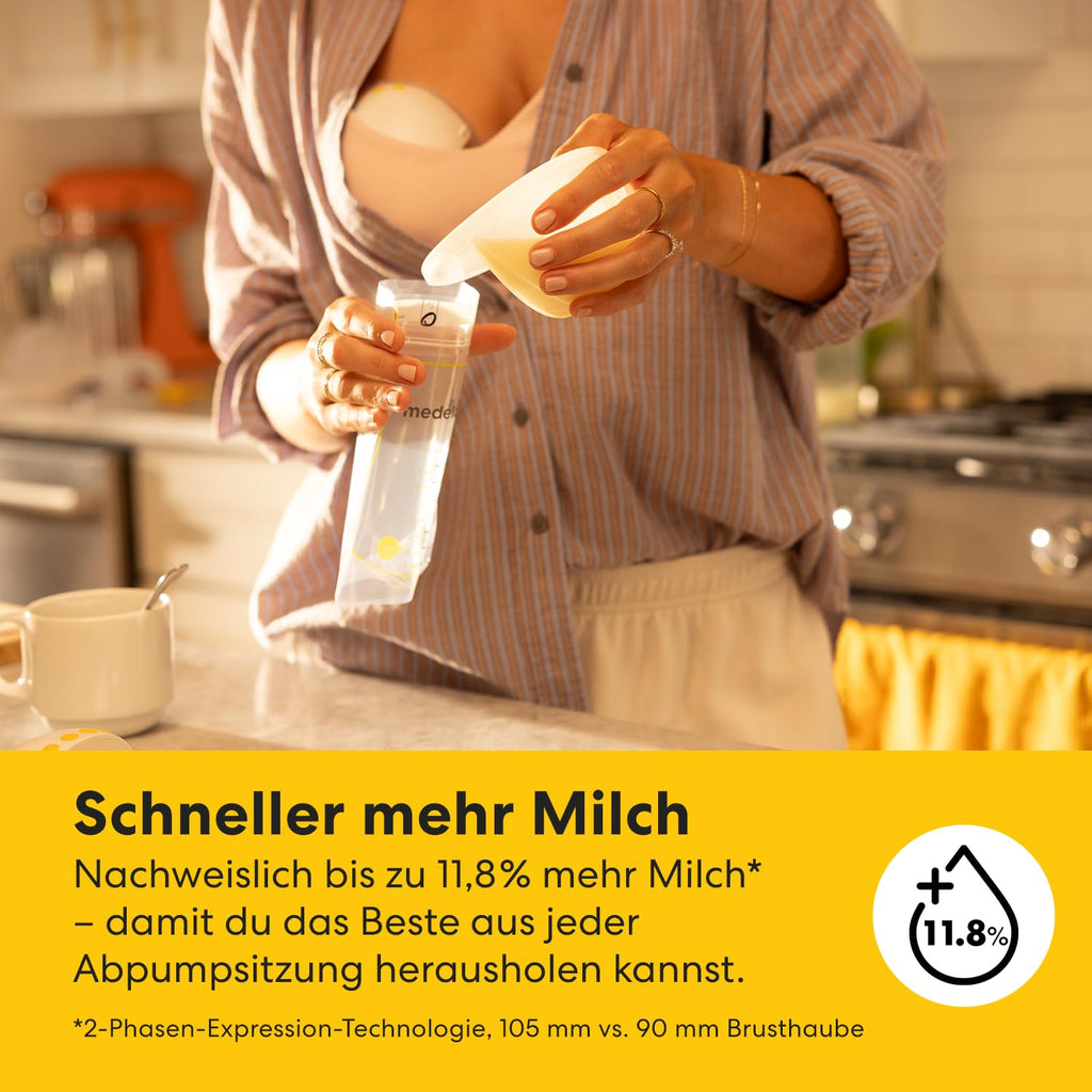 Motion InBra tragbare elektrische Milchpumpe mit Aufbewahrungstasche, hocheffizient, komfortabel und diskret