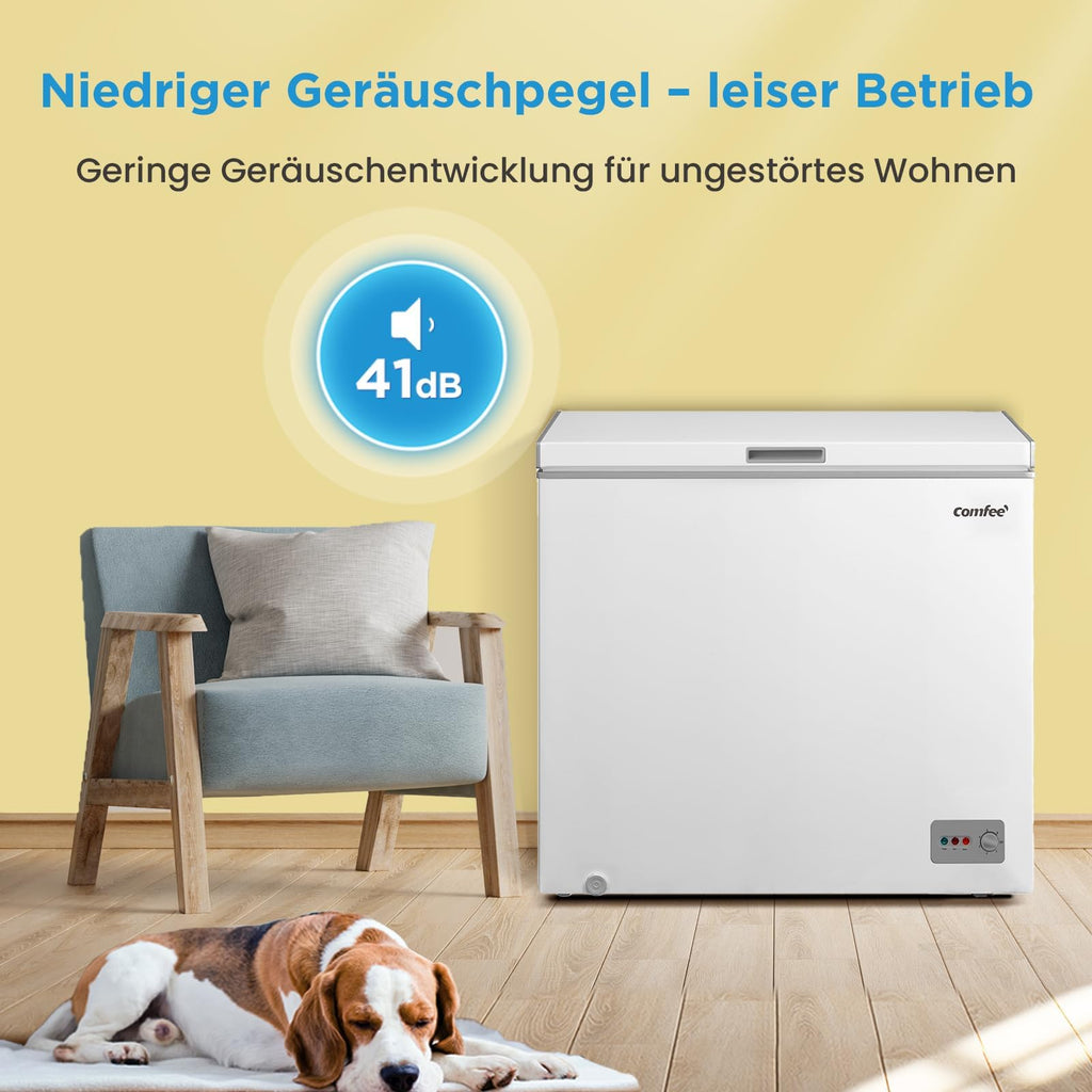 200L freistehende Gefriertruhe Energieklasse A