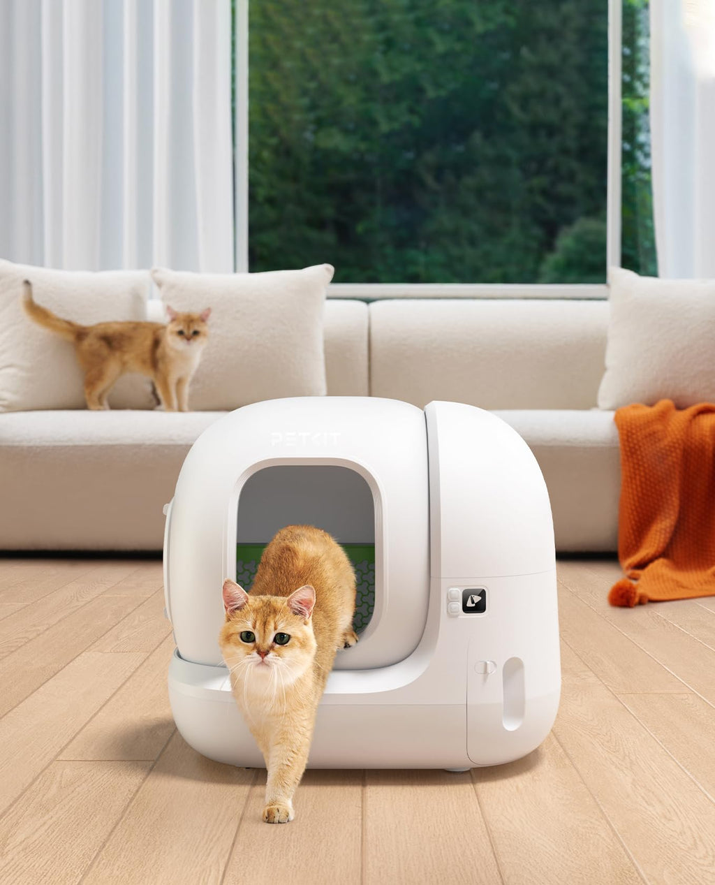 Pura Max 2 selbstreinigende Katzentoilette 76L App Steuerung Geruchsbeseitigung xSecure für mehrere Katzen N50